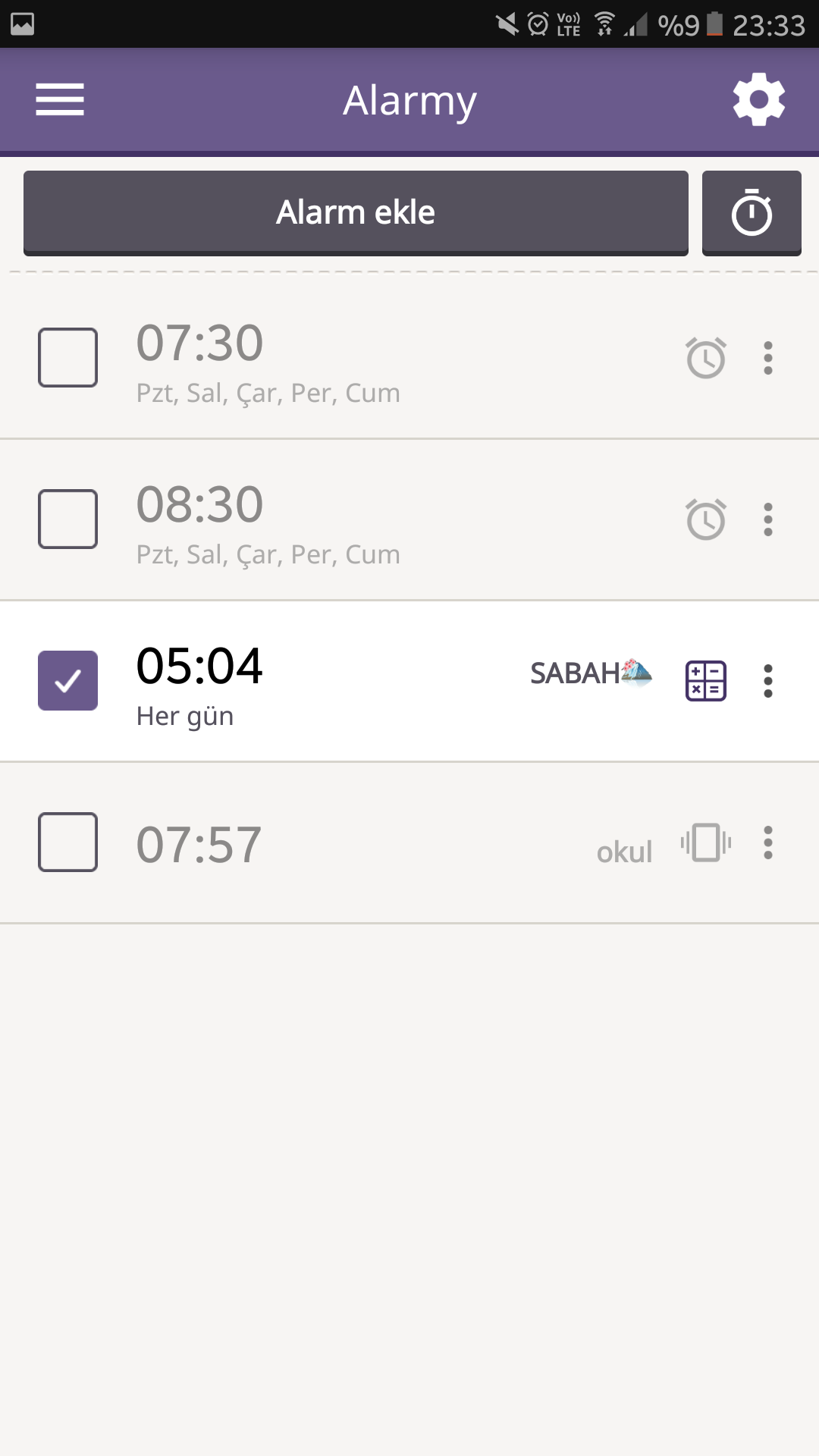 Sabah Alarmı